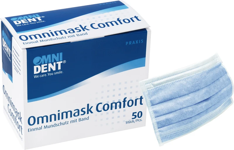 Packung 50 Stück blau mit Band