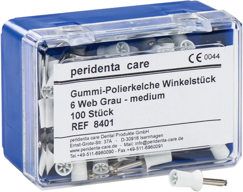 Packung 100 Stück grau für Winkelstück Packung 100 Stück grau für Winkelstück