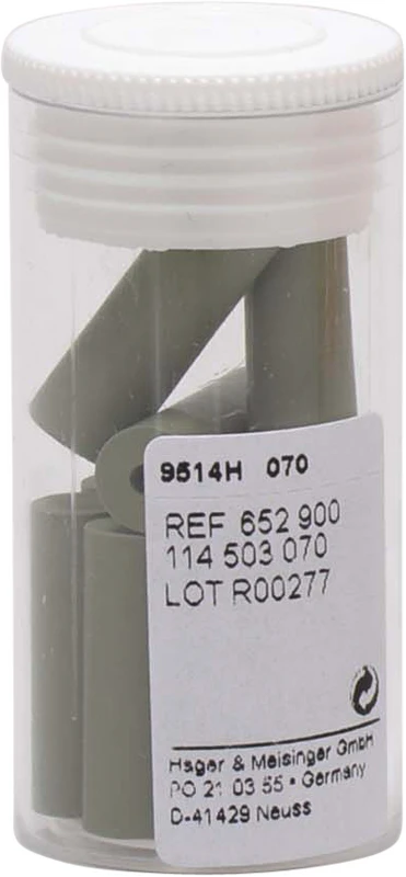 Packung 10 Stück unmontiert, grün fein, mittel, 20 mm, ISO 070