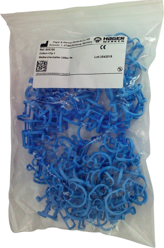 Packung 100 Stück blau, Kunststoff Packung 100 Stück blau, Kunststoff