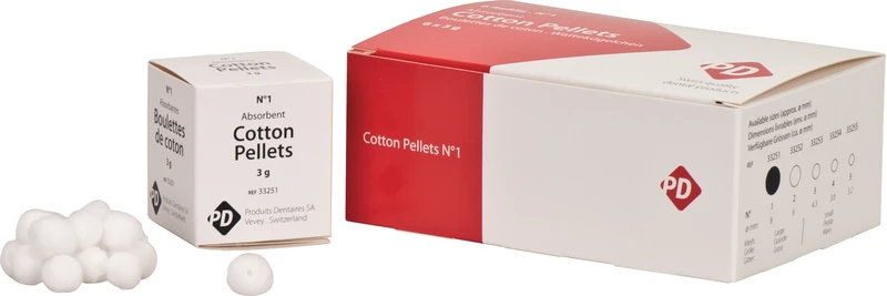 Packung 6 x 3 g Ø 8 mm, Größe 1