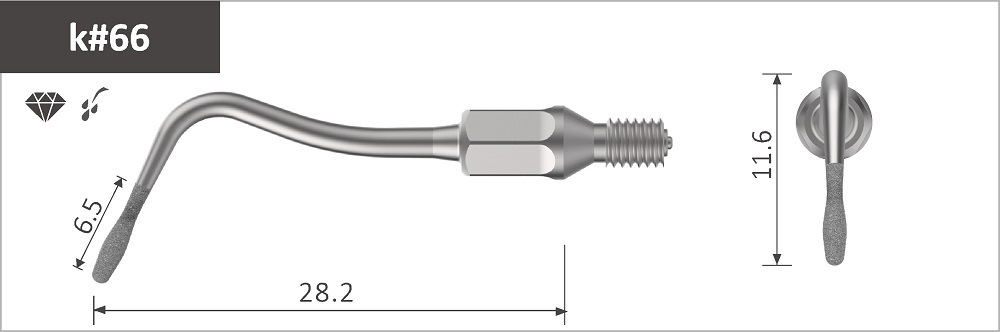 Stück, k#66 Diamantierte Endo Spitze in Knospenform Stück, k#66 Diamantierte Endo Spitze in Knospenform
