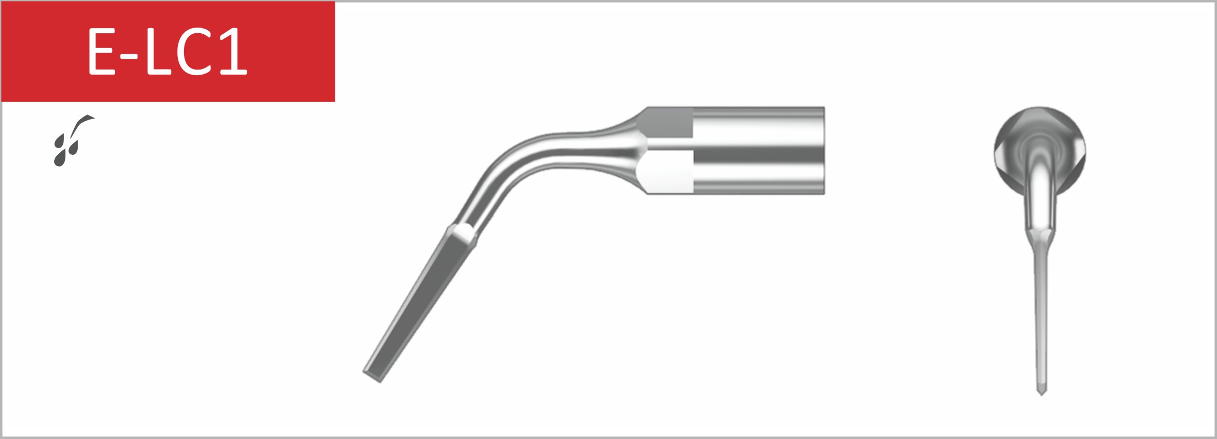  Stück, E-LC1 Wurzelosteoplastik. Wird für Syndesmotome und periradikuläre Osteotomie verwendet. 