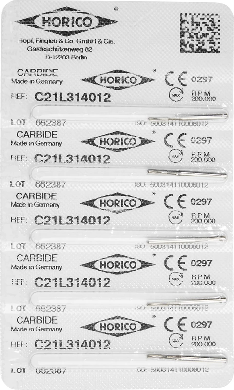 13393 - HM-Bohrer C21L - Packung 5 Stück FG, Figur 110 lang, ISO 012