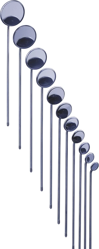 Packung 3 Stück Ø 22 mm, Größe 4, MEGA FS Rhodium