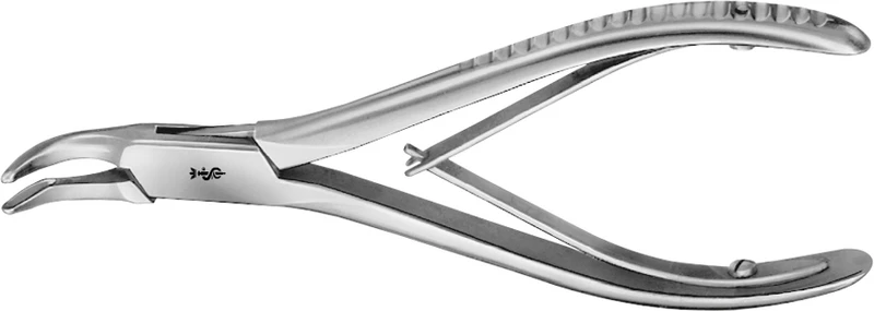 58640 - Hohlmeißelzange nach Blumenthal - Stück gebogen, 150 mm