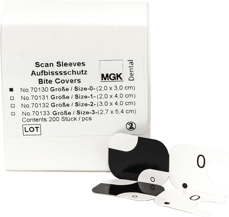 Packung 200 Stück Gr. 0 (2 x 4 cm)