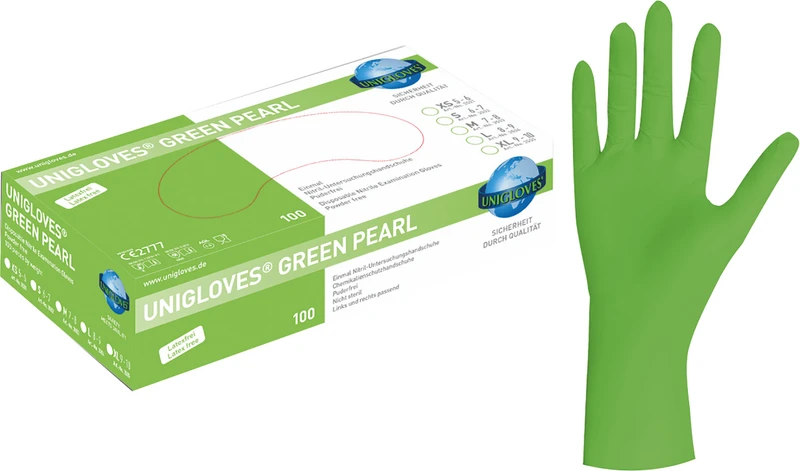 Packung 100 Stück puderfrei, Lime, L