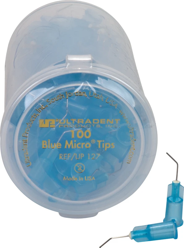 Packung 100 Blue Micro Tips, Ø 0,5 mm
