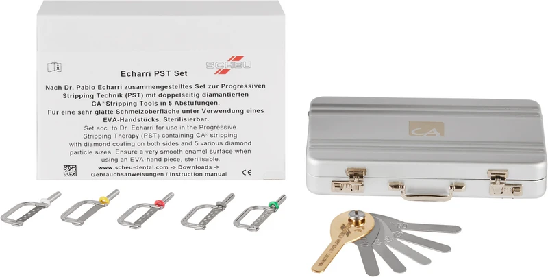 Koffer-Set Alu-Koffer inklusive 5 Strips (sortiert) doppelseitig diamantiert, 1 Messlehre Koffer-Set Alu-Koffer inklusive 5 Strips (sortiert) doppelseitig diamantiert, 1 Messlehre