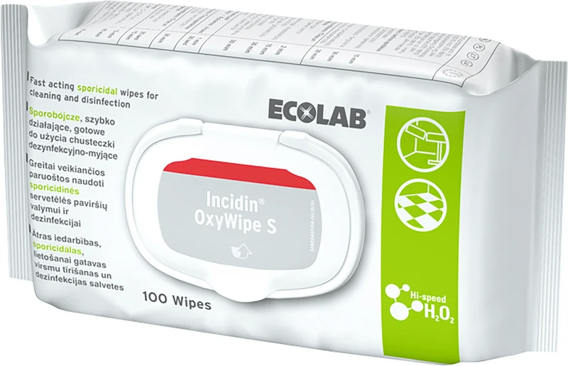 123603 - Incidin™ OxyWipe S - Packung 6 x 100 Stück 20 x 20 cm