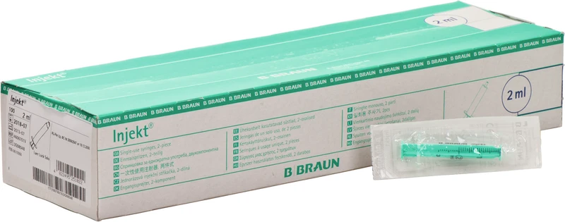 14594 - Injekt® Solo - Packung 100 Stück 2 ml, Lock-Ansatz