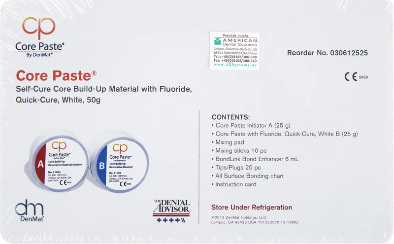 Kit 2 x 25 g Dose Quick mit Fluorid, Zubehör