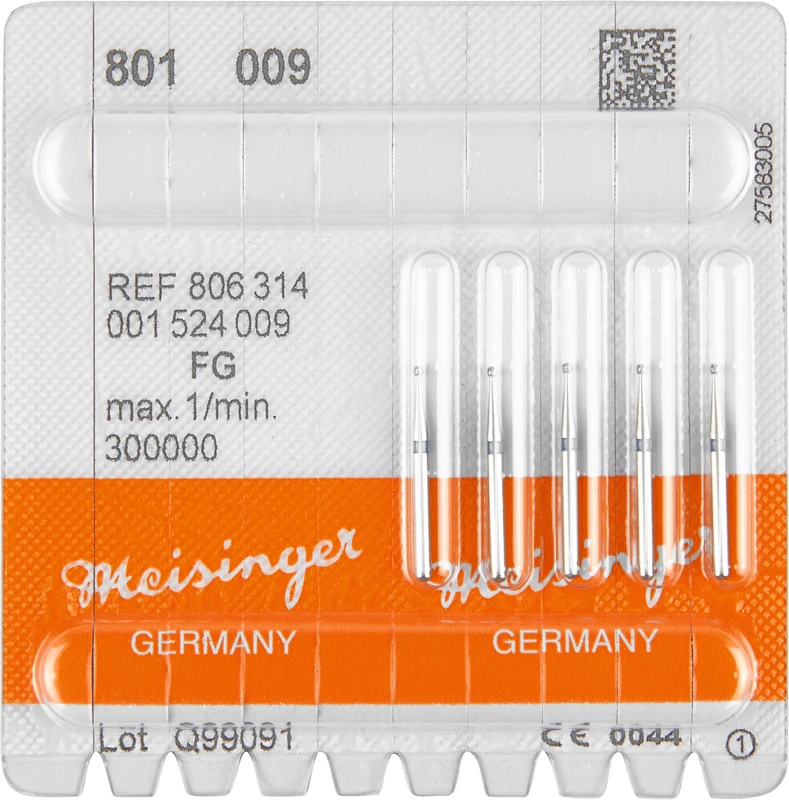 Packung 5 Stück blau mittel, HP, Figur 001 Rund, ISO 009 Packung 5 Stück blau mittel, HP, Figur 001 Rund, ISO 009