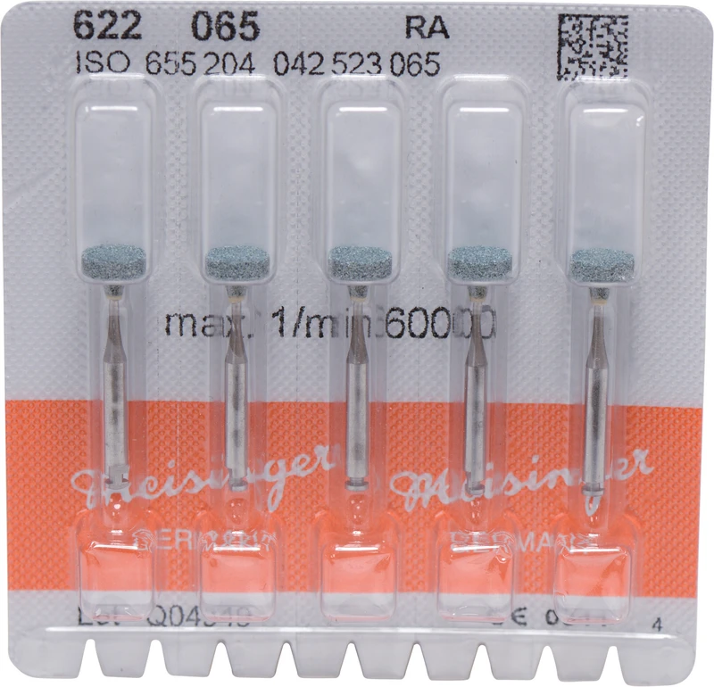 Packung 5 Stück grün mittel, RA, Figur 042, 5 mm, ISO 065 Packung 5 Stück grün mittel, RA, Figur 042, 5 mm, ISO 065