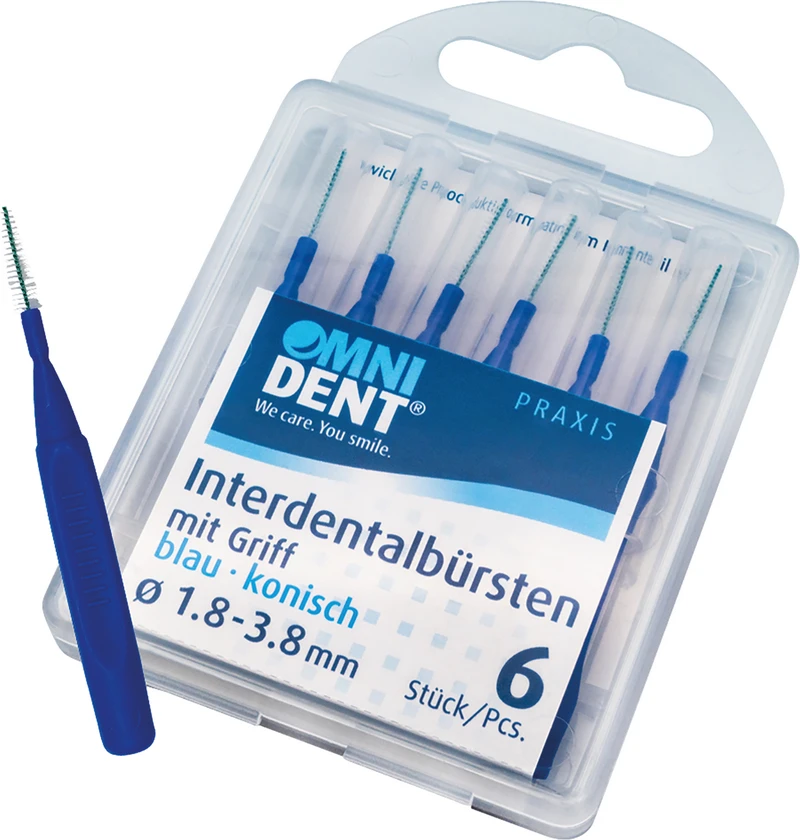 Packung 6 Stück blau, konisch Packung 6 Stück blau, konisch