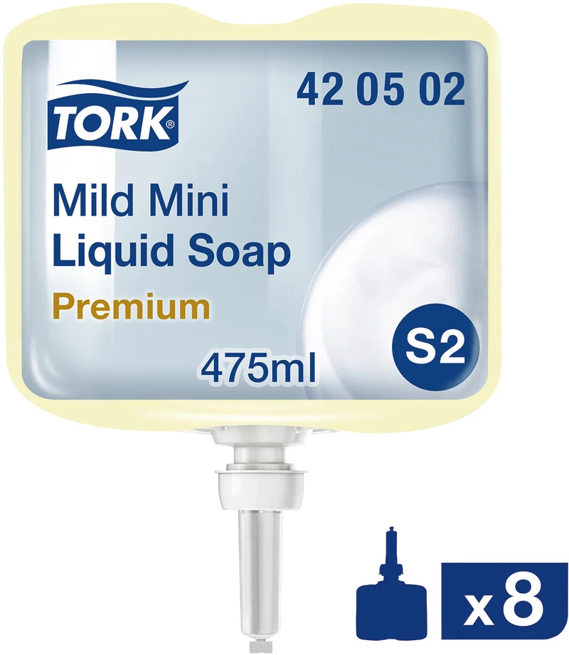Karton 8 x 475 ml Kartusche, für S2 Flüssigseifensystem