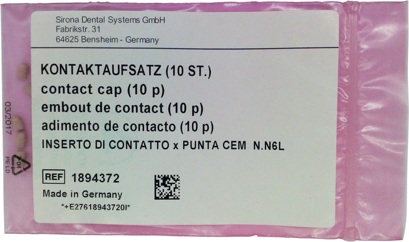 Packung Kontaktaufsatz für CEM-Spitze Nr. 6 L, 10 Stück für Inlays