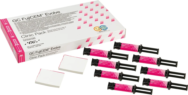 Packung Clinic 8 x 9,2 g/ 5 ml Spritze, 2 Anmischblöcke Packung Clinic 8 x 9,2 g/ 5 ml Spritze, 2 Anmischblöcke