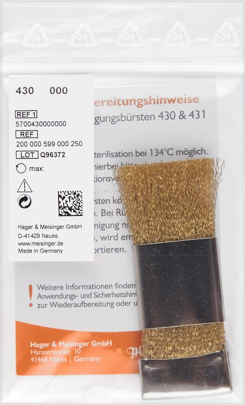Stück Messingdraht, Größe 250