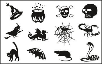 Packung 12 Stück black Edition