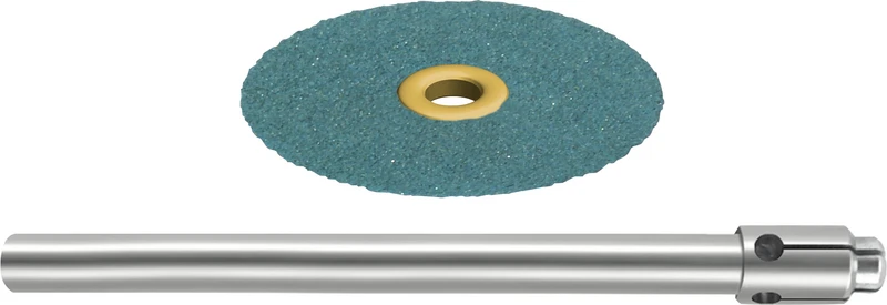 129575 - EVE FLEXI - DIA - Packung 100 Stück unmontiert, blau grob, Figur Scheibe, 17 x 0,17 mm, 1 Mandrell