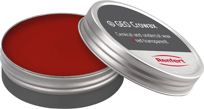 Dose 80 g Spezialwachs rot-transparent