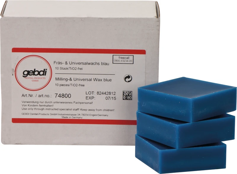 Packung 10 x 53 g Blöcke blau Packung 10 x 53 g Blöcke blau