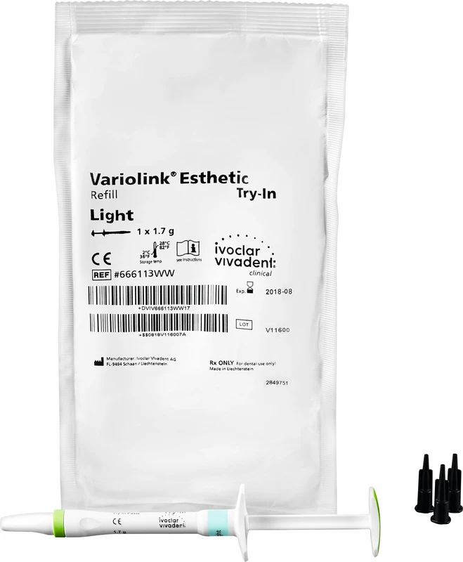 Refill Packung 1,7 g Spritze Try-In-Paste light