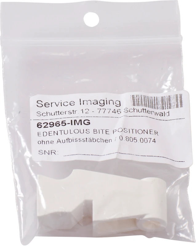 Stück für teilbezahnte OK/UK