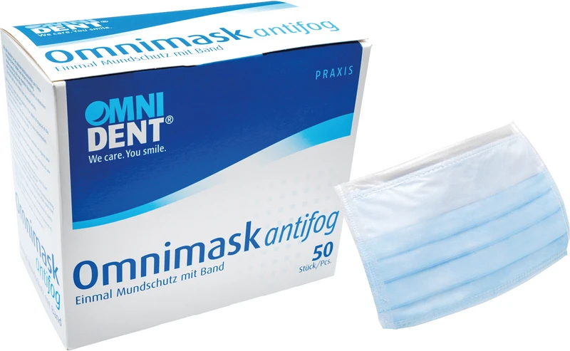 Packung 50 Stück blau mit Band