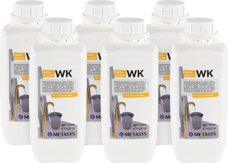 60183 - GREEN&CLEAN WK - Karton 6 x 1 Liter Flasche