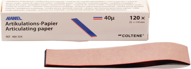 Packung 120 Blatt Streifen blau/rot, 40 µm Packung 120 Blatt Streifen blau/rot, 40 µm