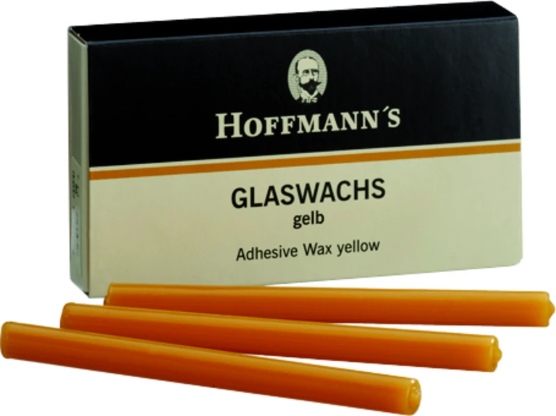 Packung 70 g Glaswachs, gelb Packung 70 g Glaswachs, gelb
