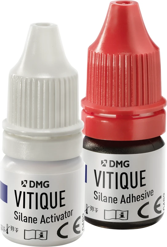 Packung 3 ml Adhesive, 3 ml Activator, 50 Single-use brushes, 1 Brushholder