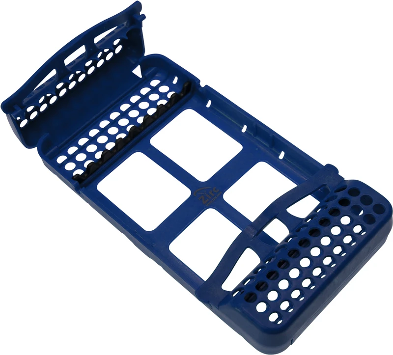 Stück 17,9 x 9,8 x 3 cm, für 8 Instrumente dunkelblau