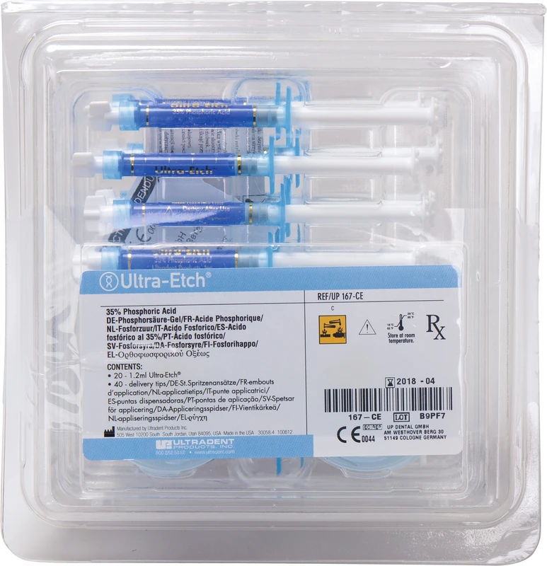Kit 20 x 1,2 ml Spritze, 40 Blue Micro Tips