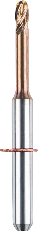 Stück kupfer, BMT, Schaft-Ø 3 mm, Figur M200-R4-32, 12 mm, ISO 020 Stück kupfer, BMT, Schaft-Ø 3 mm, Figur M200-R4-32, 12 mm, ISO 020
