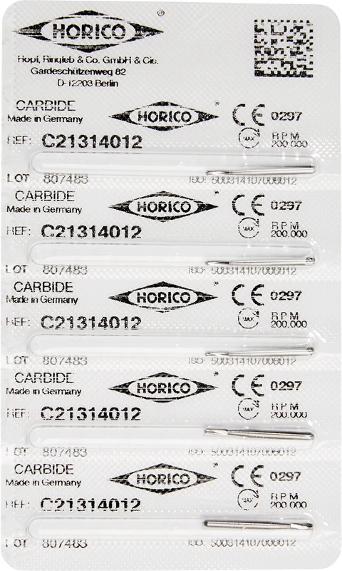 83338 - HM-Bohrer C21 - Packung 5 Stück FG, Figur 107, ISO 012