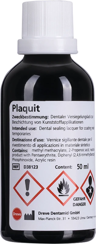 Flasche 50 ml Lack mit Pinseleinsatz