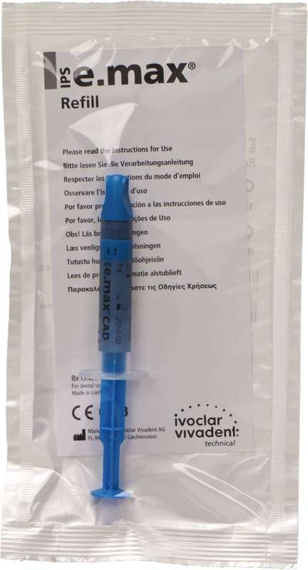26558 - IPS e.max CAD Crystallization - Spritze 3 g Crystallization Shade I1