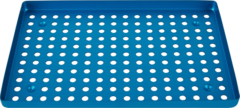 Stück blau, mit Perforierung