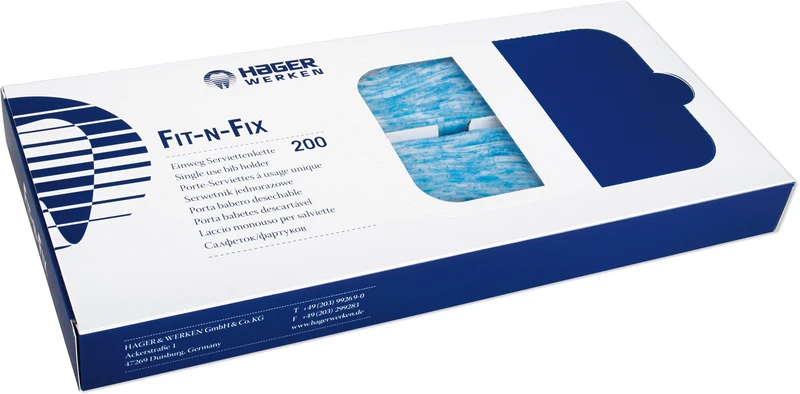 Packung 200 Stück floral-blau