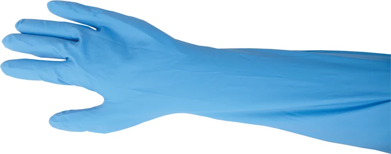 Packung 50 Stück ellenbogenlang, blau