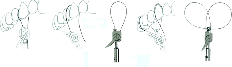 Packung 2 Stück 190 mm, 1 Double-Loop