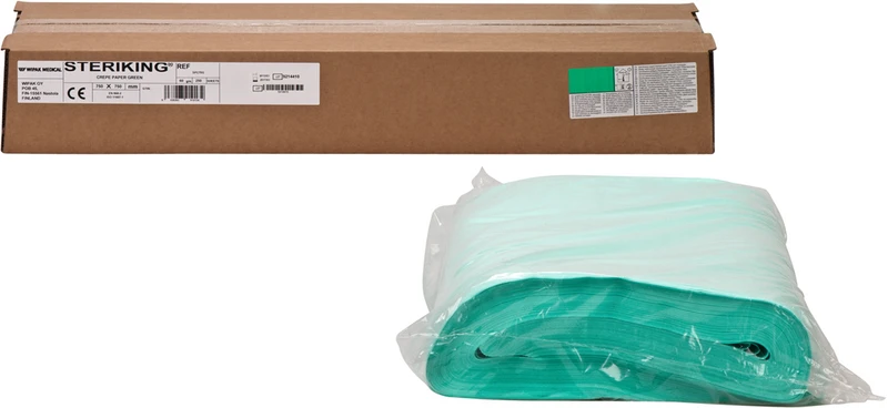 Packung 250 Stück grün, 75 x 75 cm
