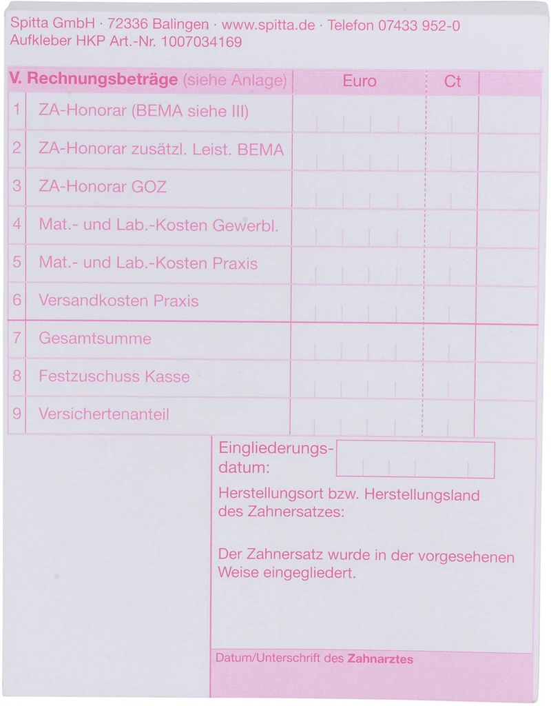 Stück 100 Blatt