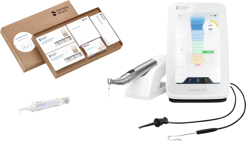 Kit 1 X-Smart Pro+, 1 WaveOne Gold Treatment Solution Kit, 1 AH Plus Jet S