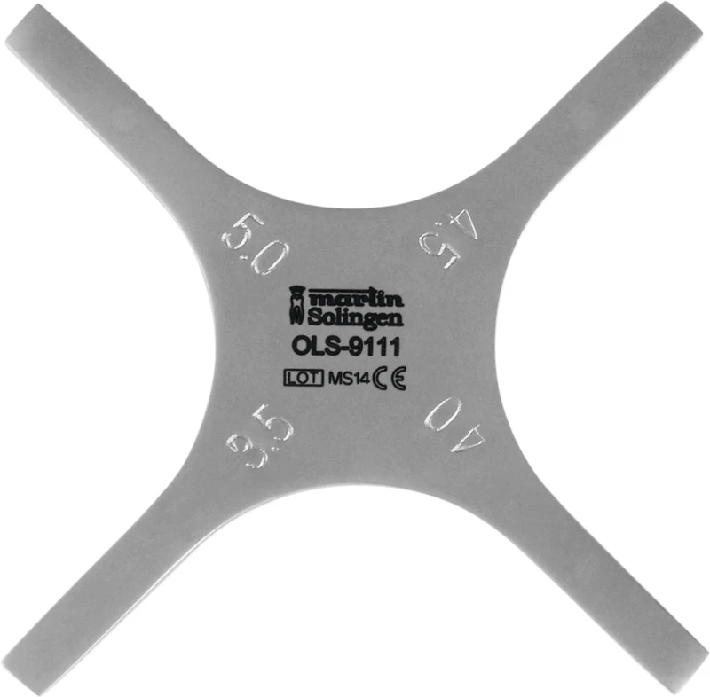 118774 - Bracket-Positionierer - Stück 3,5 / 4,0 / 4,5 / 5,0, Sternförmig