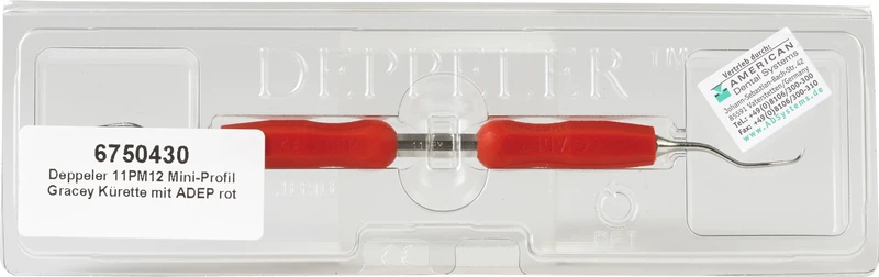 Stück Figur 11/12, ADEP Griff, rot Stück Figur 11/12, ADEP Griff, rot